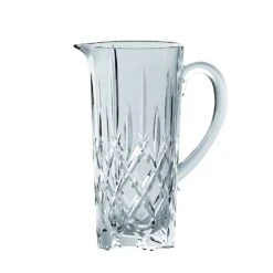 Nachtmann Noblesse Crystal Pitcher - Elegant Diamond Cut Glassware