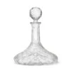 Carafe Capitaine en Cristal de Bohême - Taille Diamant Faite Main