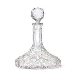 Carafe Capitaine en Cristal de Bohême - Taille Diamant Faite Main