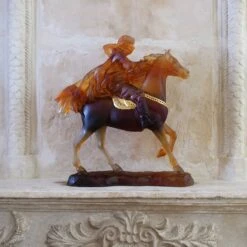 Cavalier Des Sables Daum 5 Cavalier Des Sables Daum -OBJETS DÉCORATIFS CRISTAL cavalier des sable pate de cristal