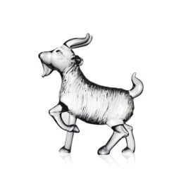 Sculpture Chèvre Cristal Zodiaque Chinois