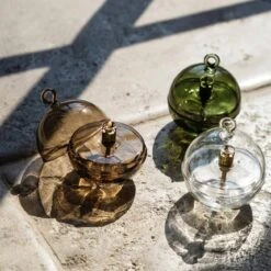 Lampe Huile Cloche De Noël Champagne