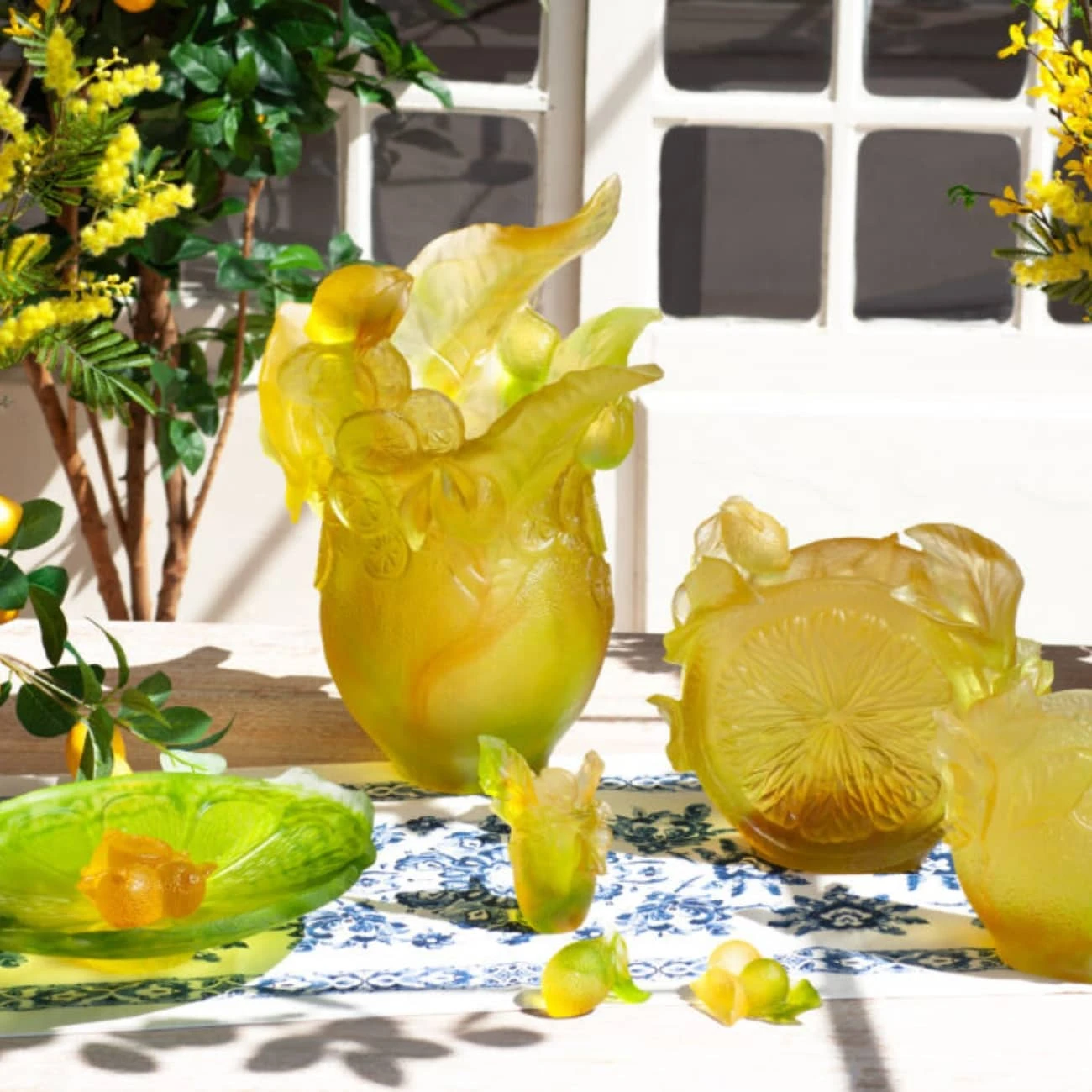 Vase Citrus Moyen Modèle Daum 1 Vase Citrus Moyen Modèle Daum