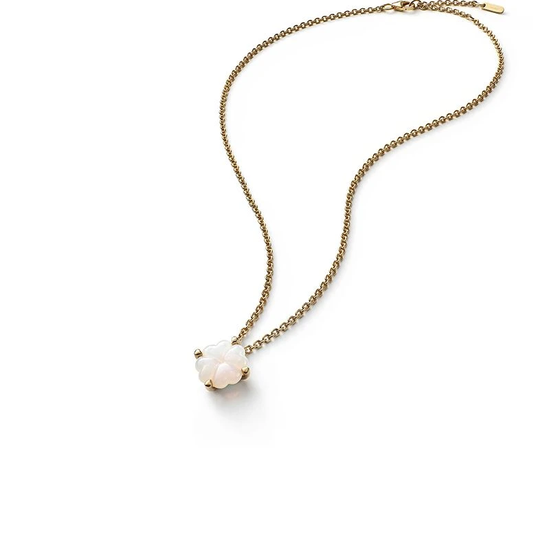 Baccarat Collier Trèfle en Cristal et Monture Vermeil 3 Baccarat Collier Trèfle en Cristal et Monture Vermeil – Image 3