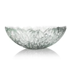 Coupe En Verre Par Aline Thibault (vert D’eau) -OBJETS DÉCORATIFS CRISTAL coupe aline thibaul vert eau