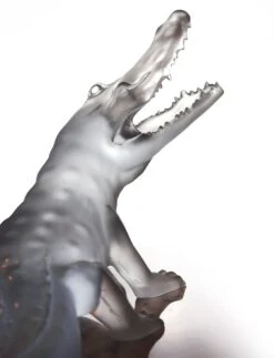 Wild Crocodile Blanc Orlinski Daum