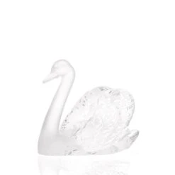 Sculpture Cygne Tête Haute Lalique