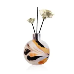 Diffuseur de Parfum Ambre en Cristal de Lorraine - Fait Main