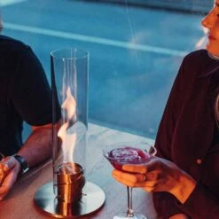 Photophore Feu De Table Spin 900 Intérieur Et Extérieur -OBJETS DÉCORATIFS CRISTAL feu de table 1