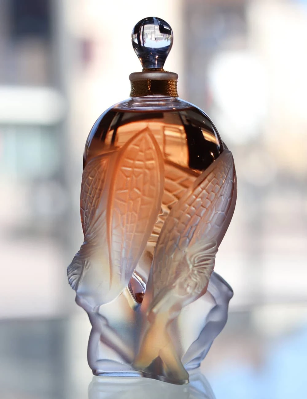 Lalique Les Elfes 2002 Limited Edition Signed & Numbered Crystal Flacon 1 Lalique Les Elfes 2002 Limited Edition Signed & Numbered Crystal Flacon