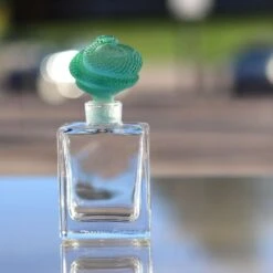 Daum Serpent Crystal Perfume Bottle - Signed Luxury Art Piece