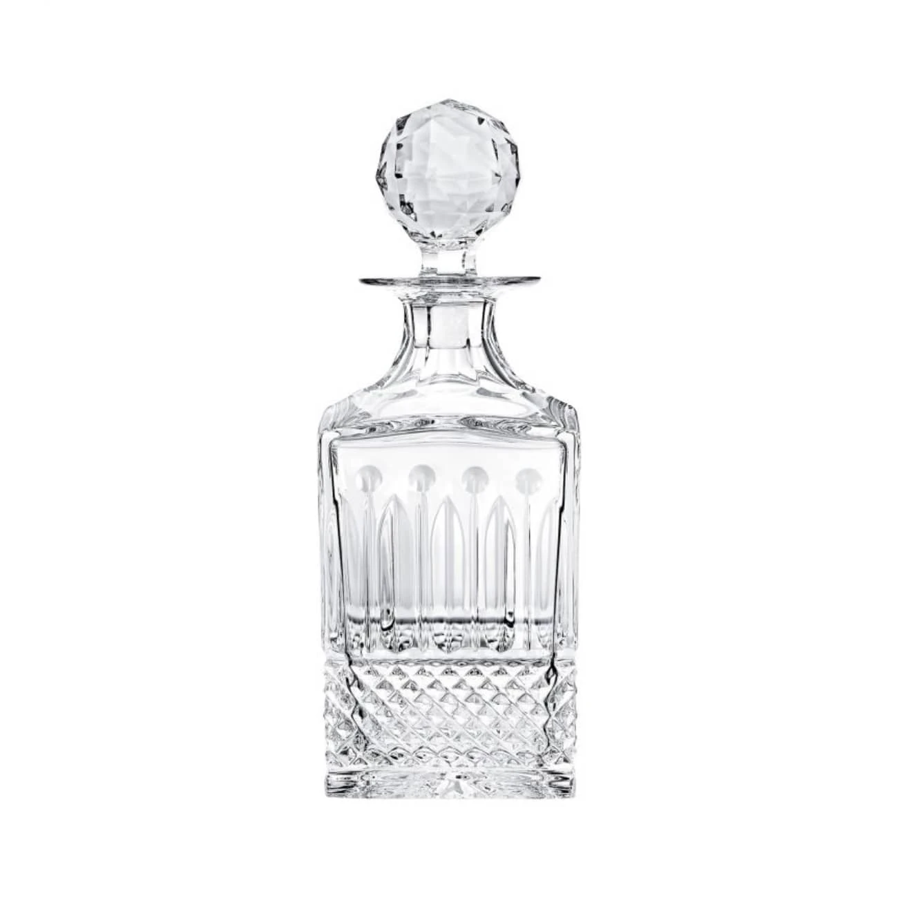Saint-Louis Tommy Square Whisky Decanter in Clear Crystal 1 Saint-Louis Tommy Square Whisky Decanter in Clear Crystal