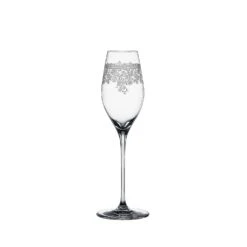 Spiegelau Arabesque Champagne Flute Set - 2 Elegant Vintage Engraved Glasses