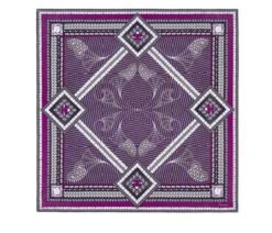 Baccarat Louxor Silk Twill Scarf - 100x100 cm Luxury Carre