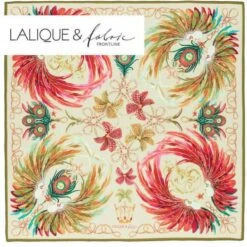 Lalique Plumes Impériales Scarf in Sand (Cashmere & Silk)