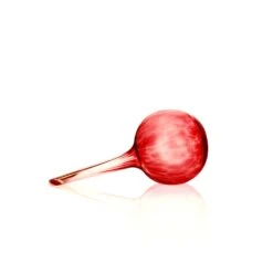 Mini Globe D’arrosage Rouge En Cristal De Lorraine 7 Mini Globe D’arrosage Rouge En Cristal De Lorraine -OBJETS DÉCORATIFS CRISTAL globe plante cristal rouge dabo 1