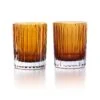 Baccarat Harmonie Orange Crystal Tumblers - Set of 2