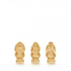 Coffret De 3 Sculptures Singes