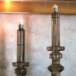 Bougeoir Lampe à Huile Champagne