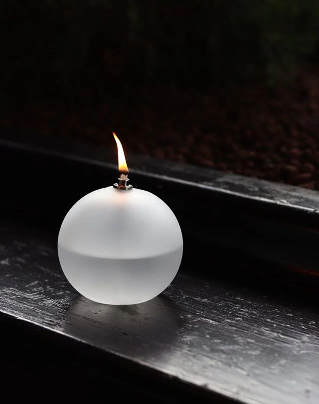 Lampe à Huile Ice Verre 2 Lampe à Huile Ice Verre – Image 2