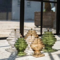 Lampe Huile Twin Vert