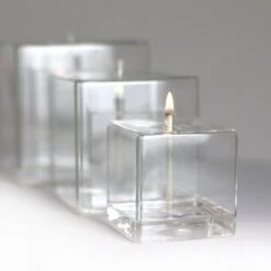 Lampe Huile Carré Verre -OBJETS DÉCORATIFS CRISTAL lampe huile verre design carre