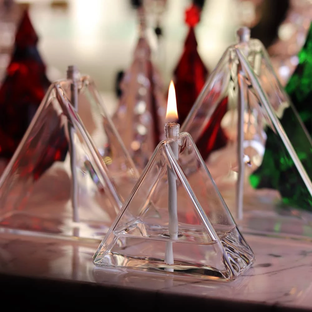 Lampe Huile En Verre Triangle 1 Lampe Huile En Verre Triangle