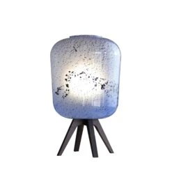 Lampe Noord En Verre Bleu
