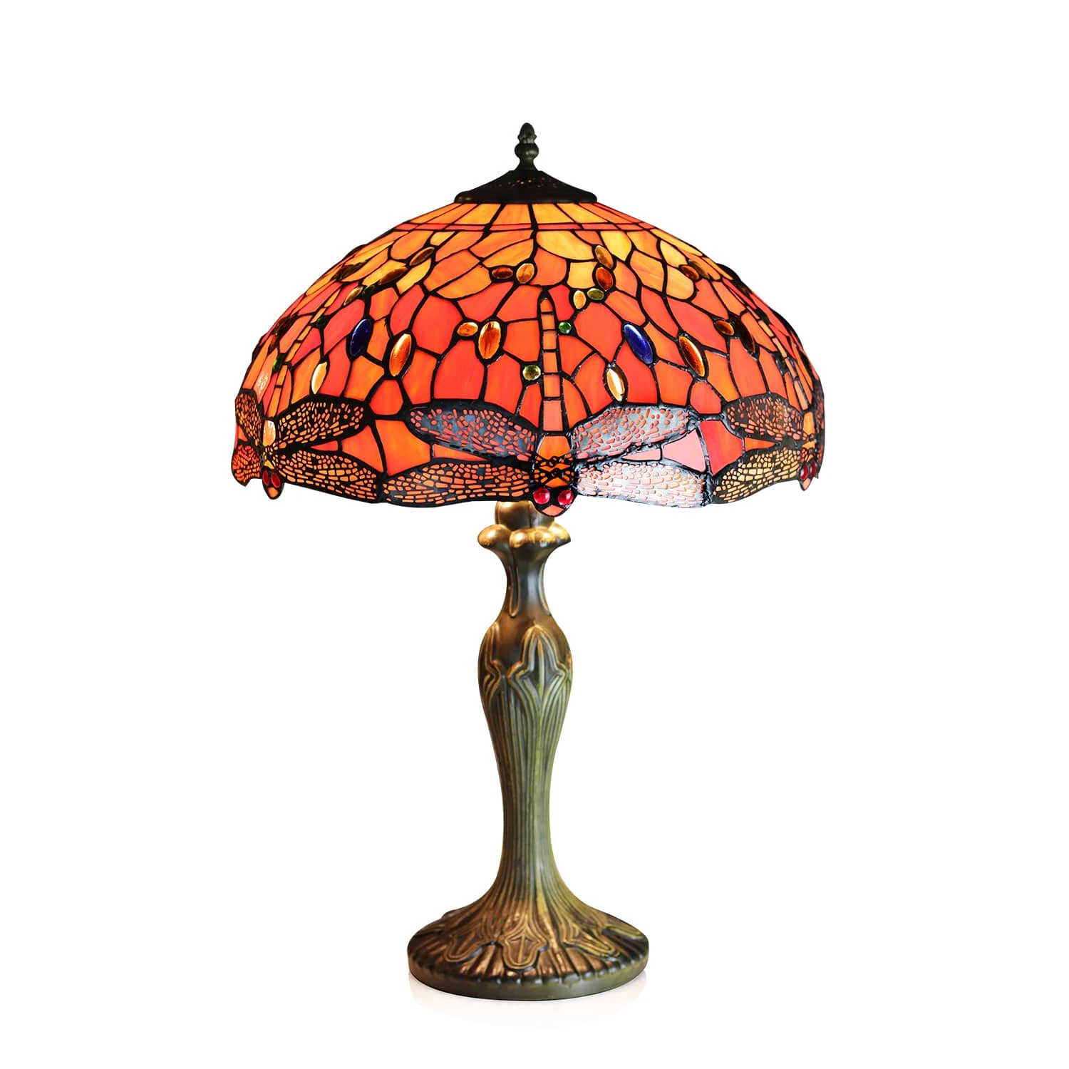 Lampe En Verre Vitrail N°7 2 Lampe En Verre Vitrail N°7 – Image 2