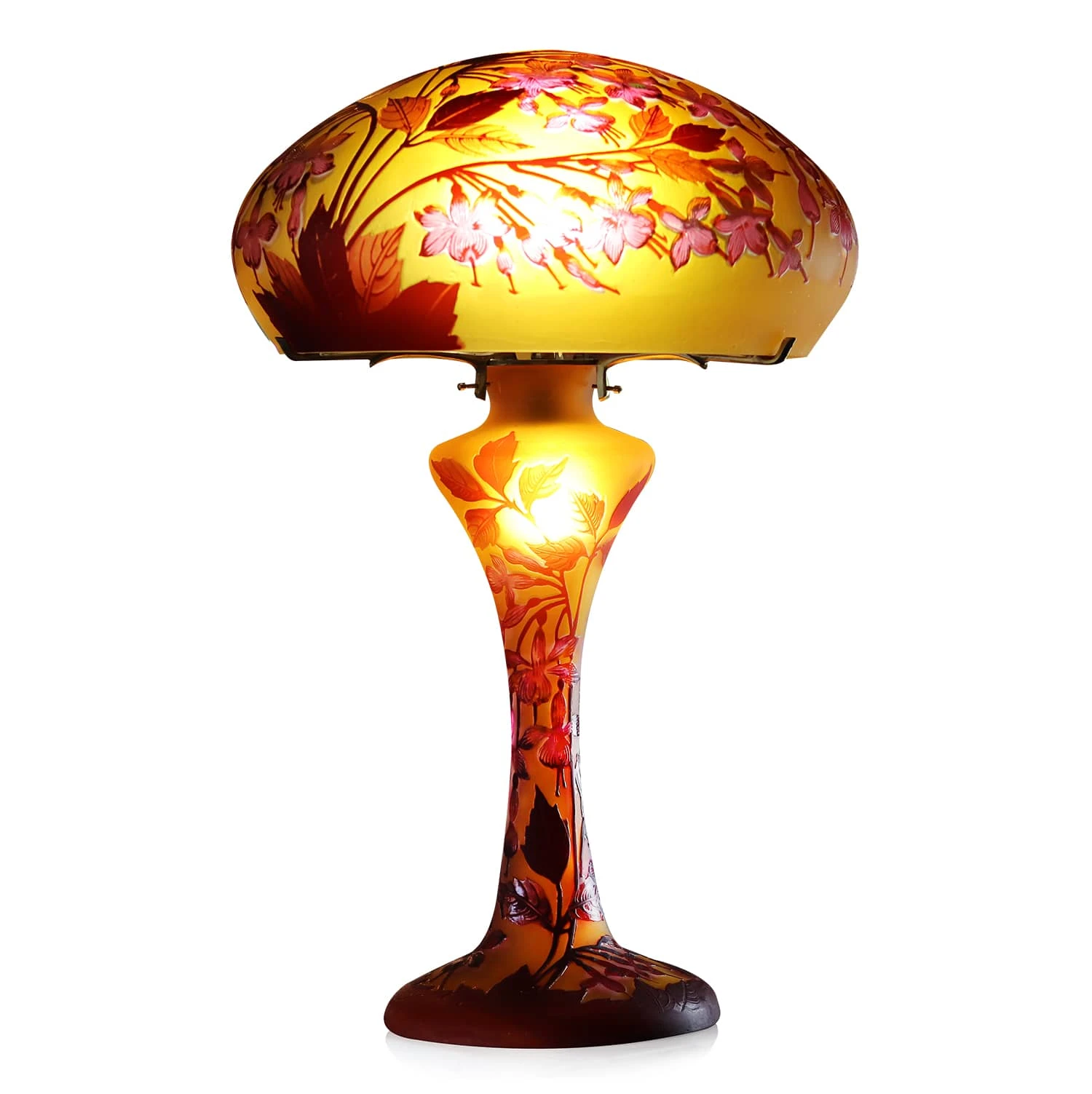 Lampe Pâte De Verre Art Nouveau – A Tip Gallé 1 Lampe Pâte De Verre Art Nouveau – A Tip Gallé