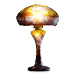 Lampe Pâte De Verre Art Nouveau – B