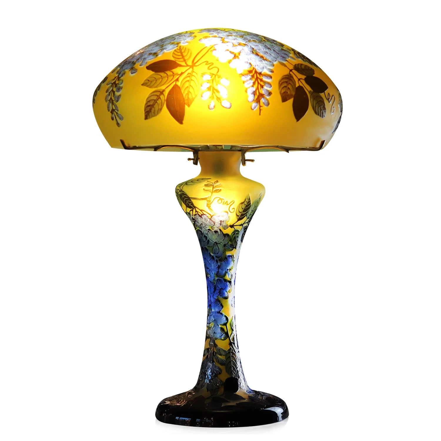 Lampe Pâte De Verre Art Nouveau – E Tip Gallé 2 Lampe Pâte De Verre Art Nouveau – E Tip Gallé – Image 2