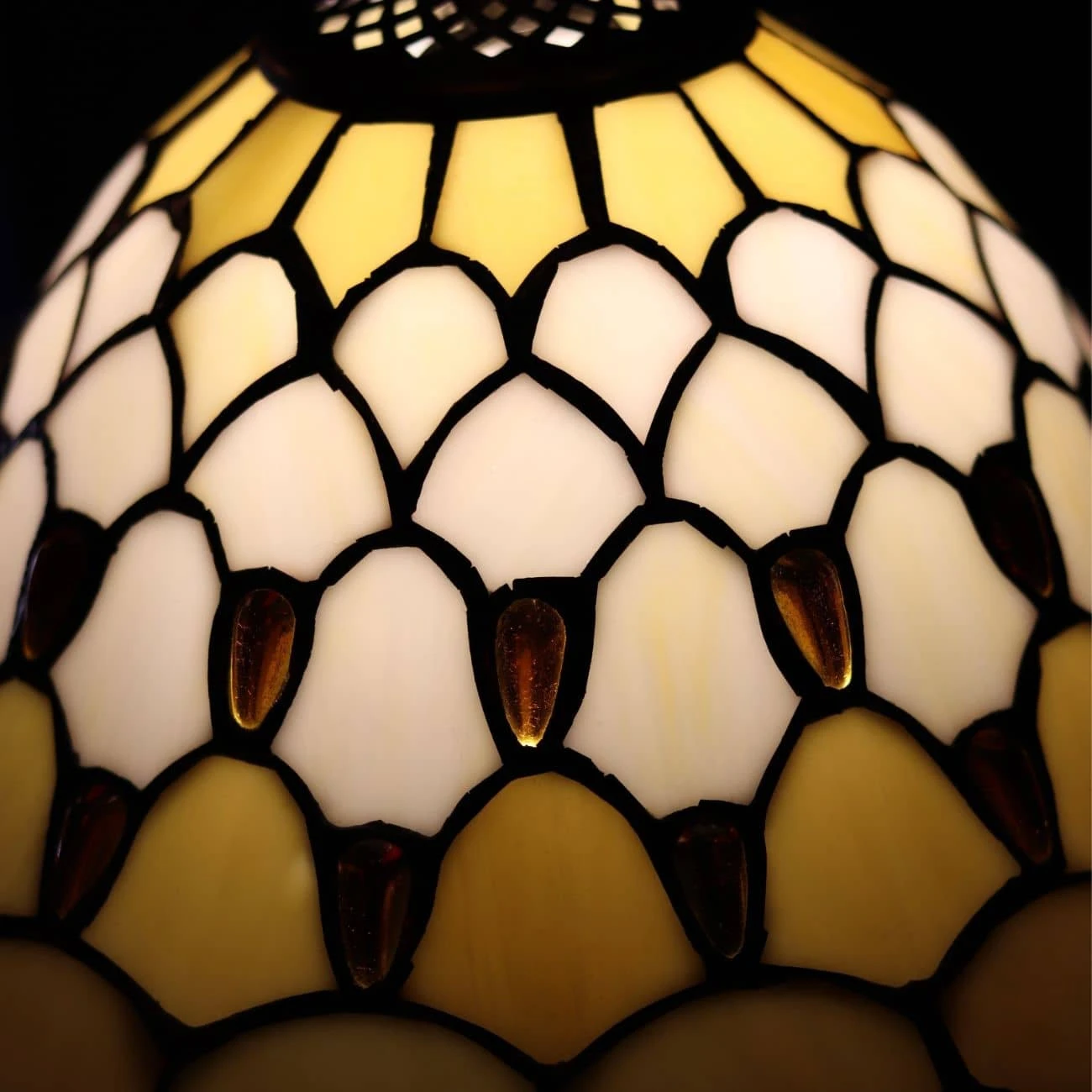 Lampe En Verre Vitrail N°3 1 Lampe En Verre Vitrail N°3