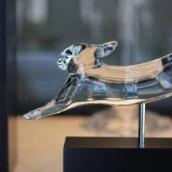 Lapin Courant Cristal Baccarat F. Pompon