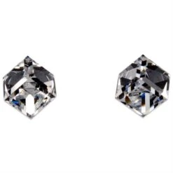 Boucles D’oreilles Cube Cristal