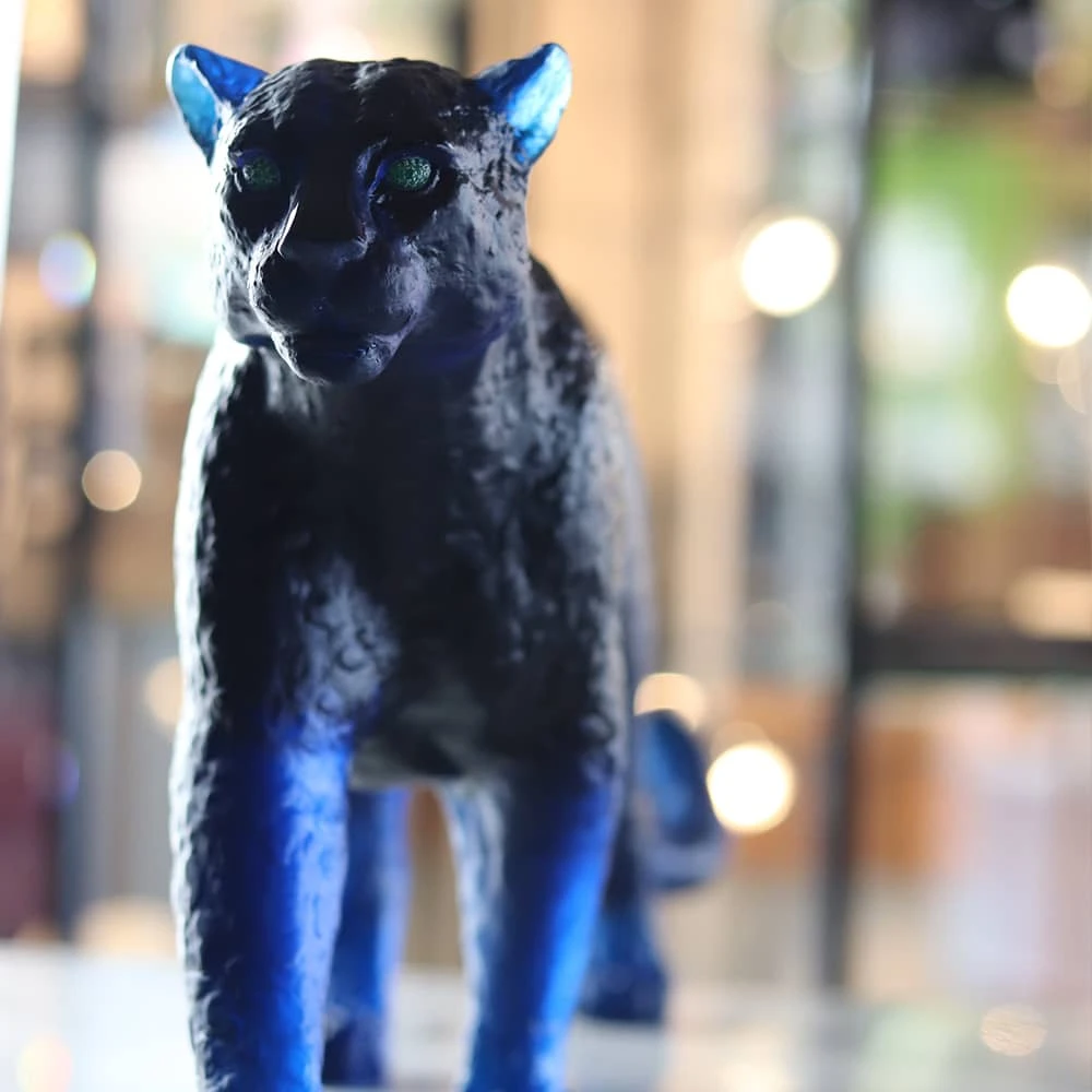 Panthère Florida Yeux Émeraudes Daum 4 Panthère Florida Yeux Émeraudes Daum – Image 4