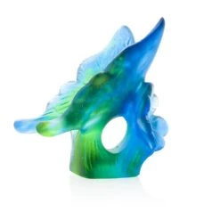 Papillon Daum France 7 Papillon Daum France -OBJETS DÉCORATIFS CRISTAL papillon bleu cristal daum e