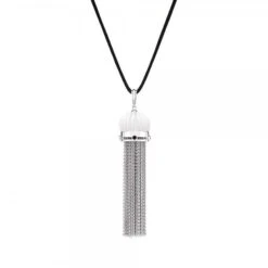 Lalique Vibrante Crystal Pendant in 925 Silver