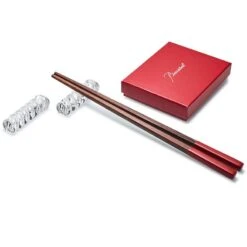 Baccarat Bambou Porte-couteaux en Cristal - Coffret de 2