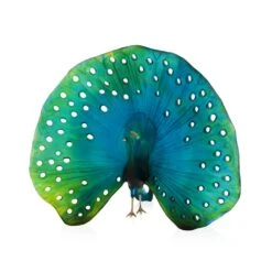 Parade Du Paon Daum Par Madeleine Van Der Knoop 9 Parade Du Paon Daum Par Madeleine Van Der Knoop -OBJETS DÉCORATIFS CRISTAL sculpture Parade du paon cristal daum france 2