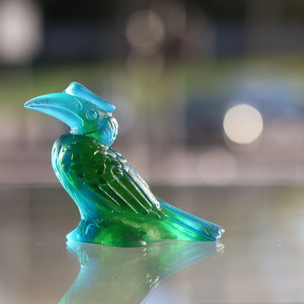 Mini Calao Bleu Vert Daum 1 Mini Calao Bleu Vert Daum