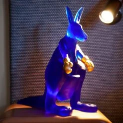 Kangourou Wally De Yves Henry Daum -OBJETS DÉCORATIFS CRISTAL sculpture cristal Kangourou Wally Yves Henry 3