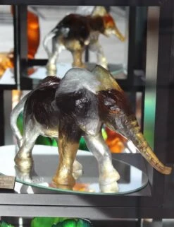 Éléphant Savana MM De Isabelle Carabantes Daum -OBJETS DÉCORATIFS CRISTAL sculpture elephant daum france