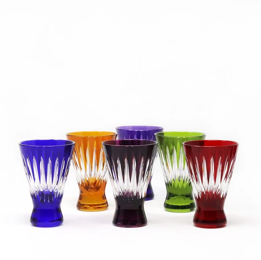 Coffret de 6 Shooters Timeless en Cristal de Couleur par Cristal de Paris 1 Coffret de 6 Shooters Timeless en Cristal de Couleur par Cristal de Paris