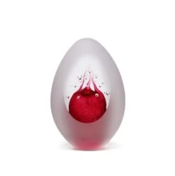 Sulfure Oeuf Bulle Cristal Dépoli Rouge
