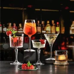 Cristal de Paris Set de 4 Chopes en Cristal Clair Timeless