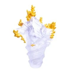 Vase Grand Modèle Blanc Mer De Corail Daum