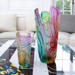 Vase Crystal Rock I Jonone Daum