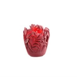 Vase Jungle Rouge Daum