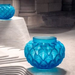 Vase Languedoc Bleu Lalique